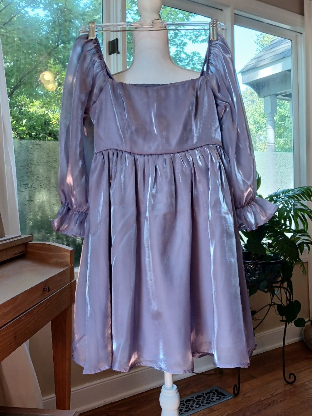 Thirty Thirty Lilac Satin Dress